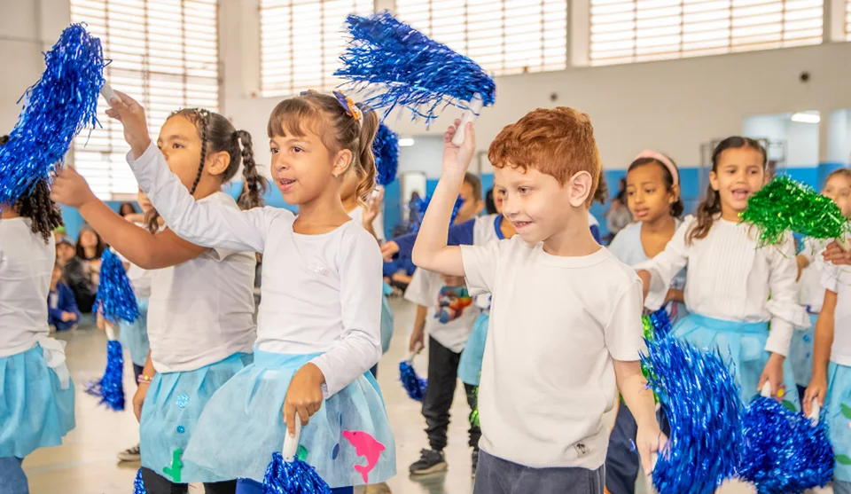 As crianças encantaram o público com lindas apresentações. Foto: Divulgação/PMMC